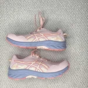 ASICS Gel Venture 10 Women's Pink and Blue Sneakers NWT 8 5